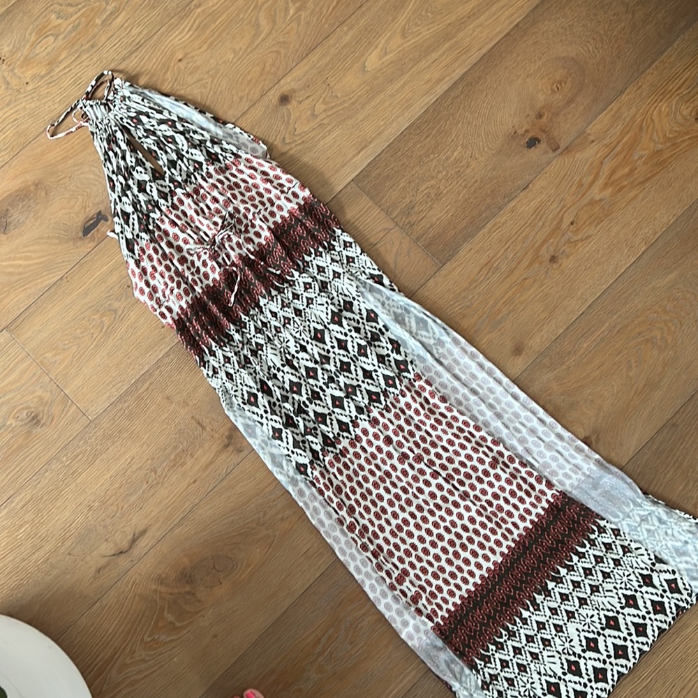 Stillwater LA Size M Split Front Maxi Dress With High Side Slits Lightweight